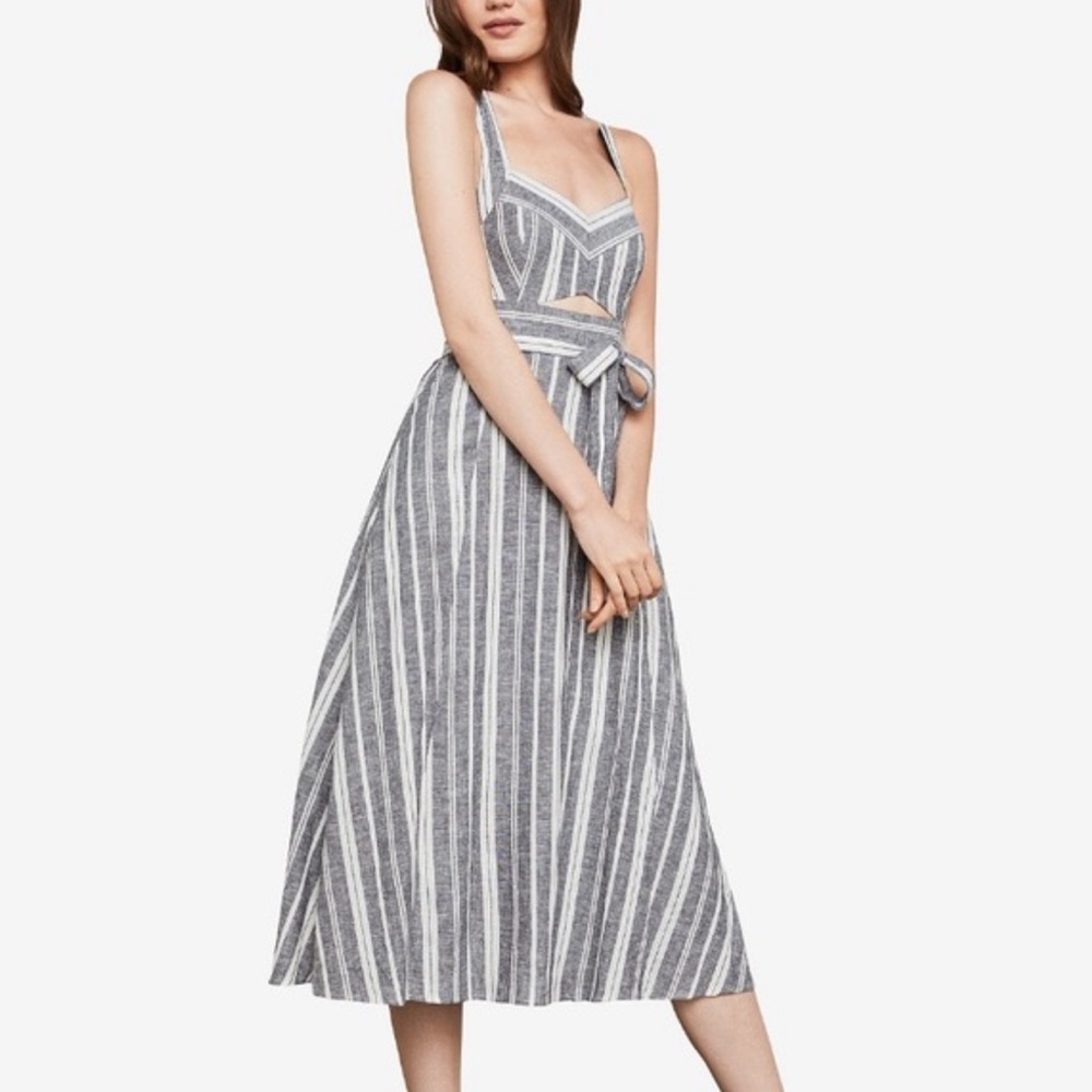 BCBG MaxAzaria Cutout Midi Dress